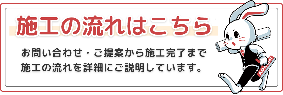 施工の流れはこちら